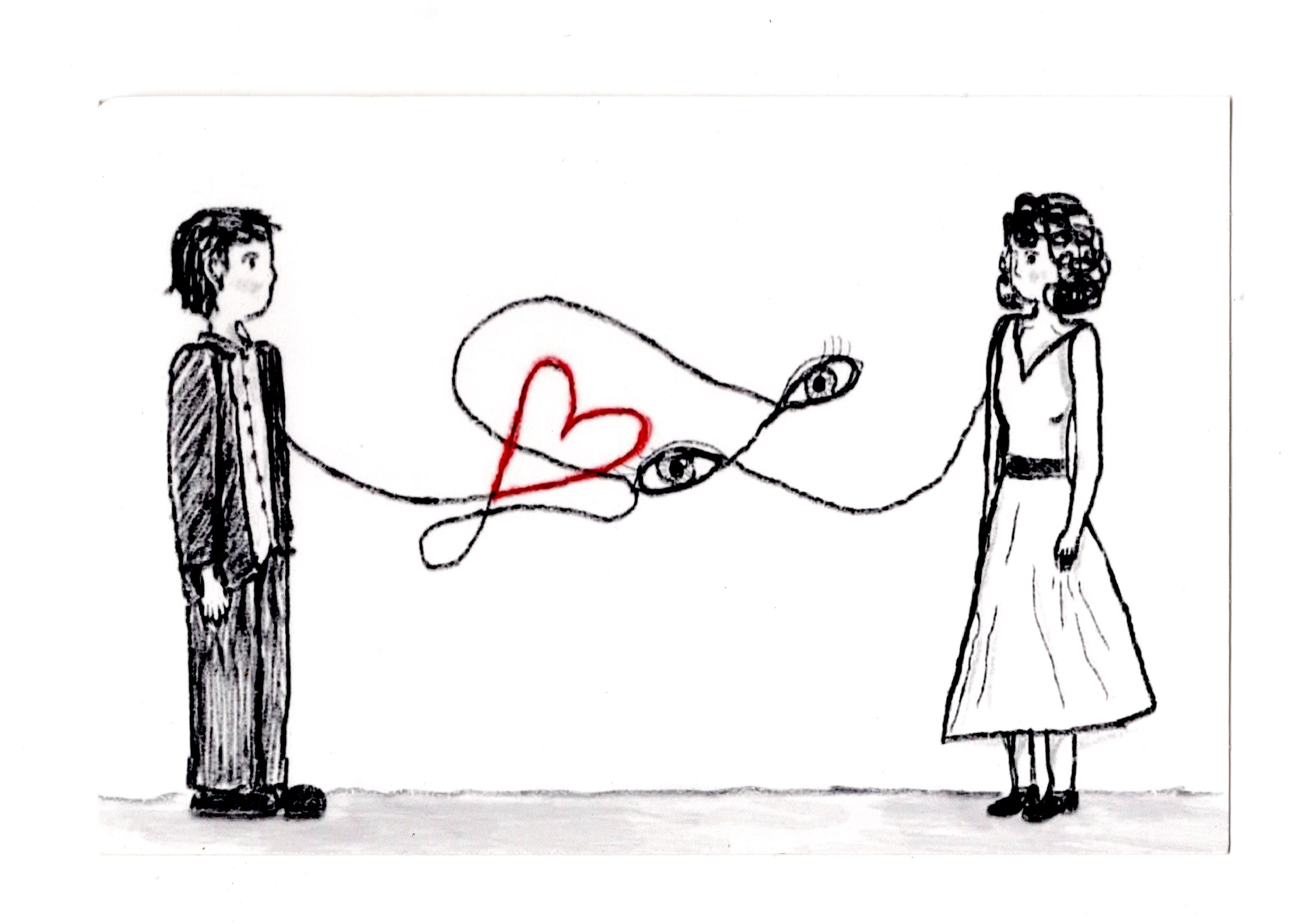 La courbe de tes yeux fait le tour de mon coeur