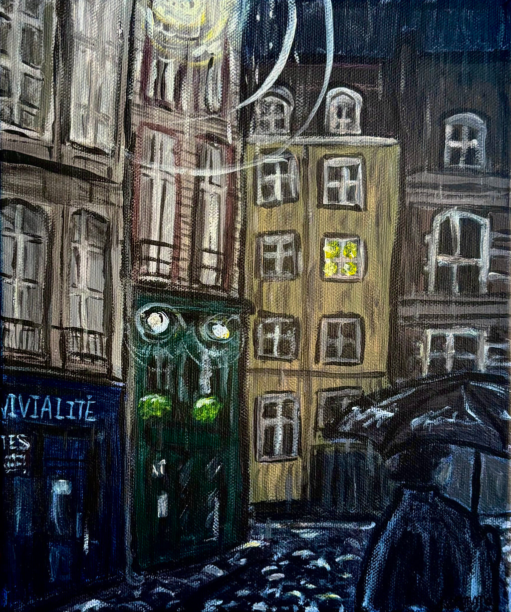 Vieux Lille sous la pluie